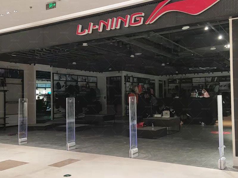 Li Ning-merkwinkel installeerde kubisch akoestisch magnetisch antidiefstalapparaat AM9800