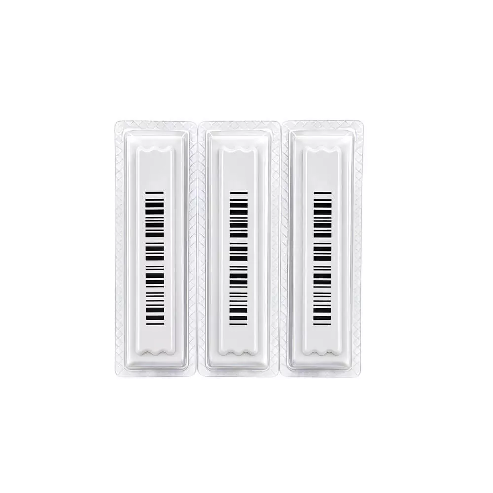 LiFangmei Technology AM Soft Label: 45×11mm, voor eenmalig gebruik, geschikt voor antidiefstal van schoonmaak- en hygiëneproducten in supermarkten