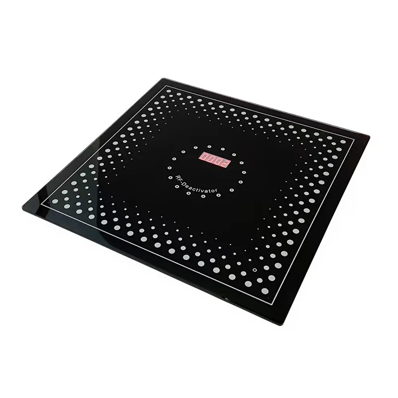 EAS RF-labeldetector met alarmindicator met rode ring
